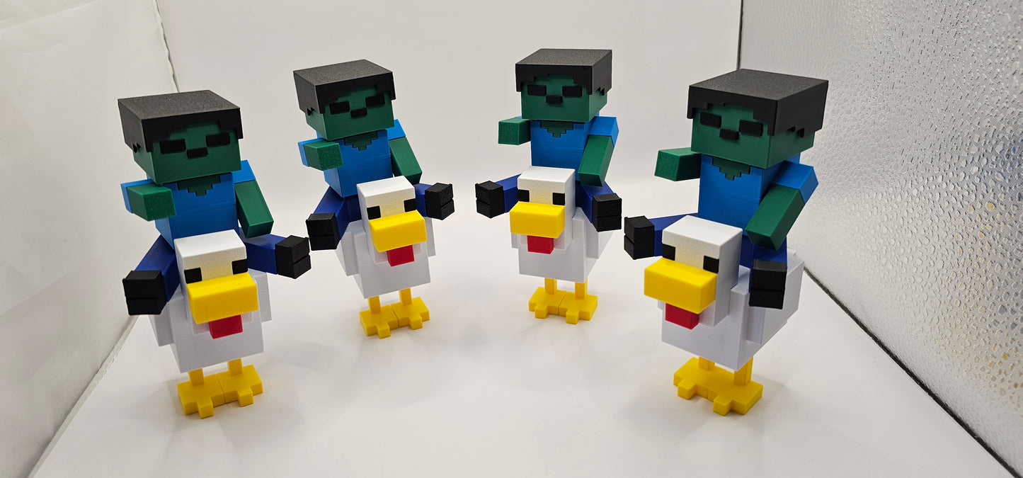 Chicken Jockey! (Alone or together!)