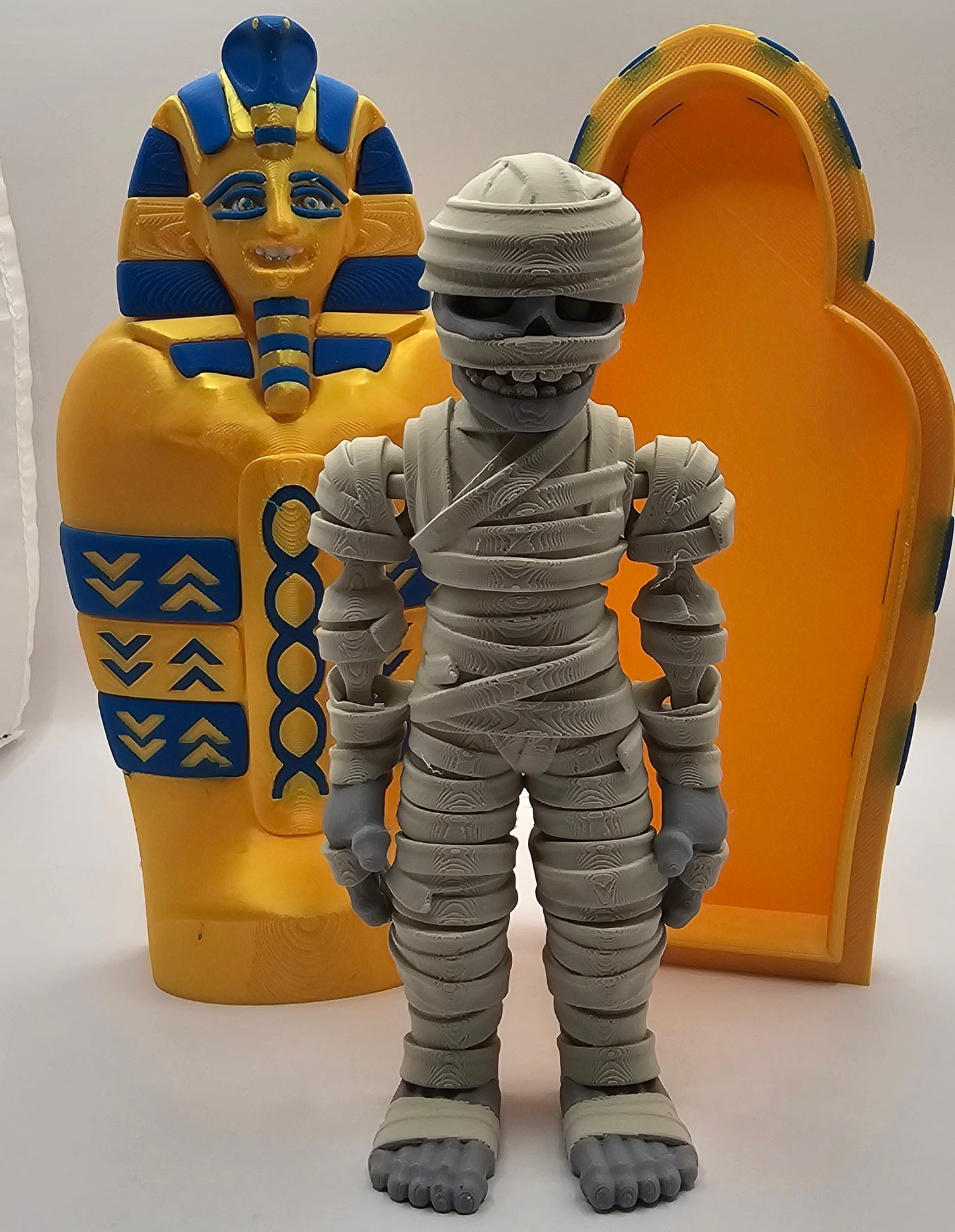 Mummy and Sarcophagus