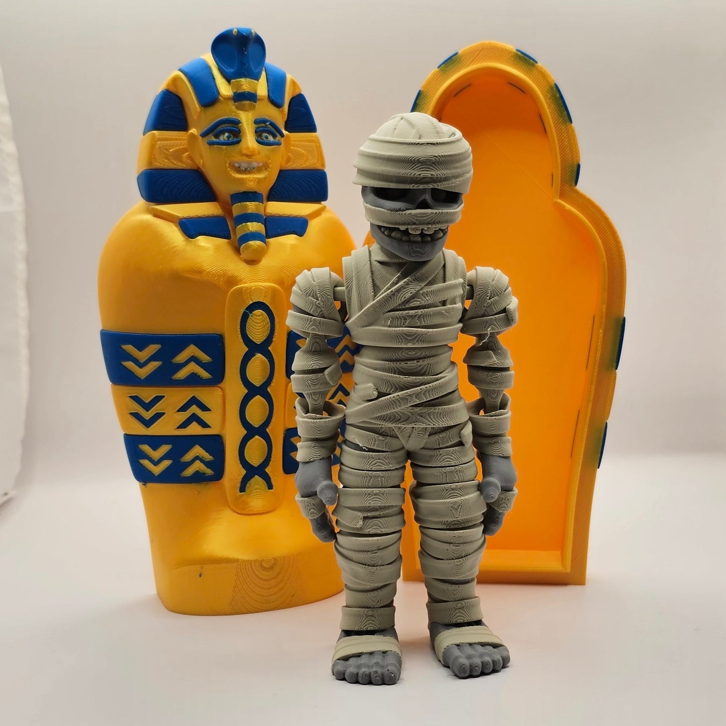 Mummy and Sarcophagus