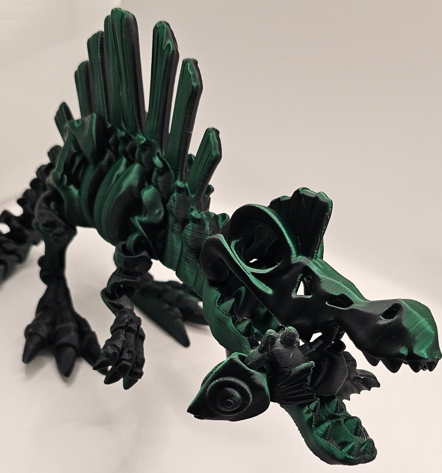 Spinosaurus with Fish - Medium