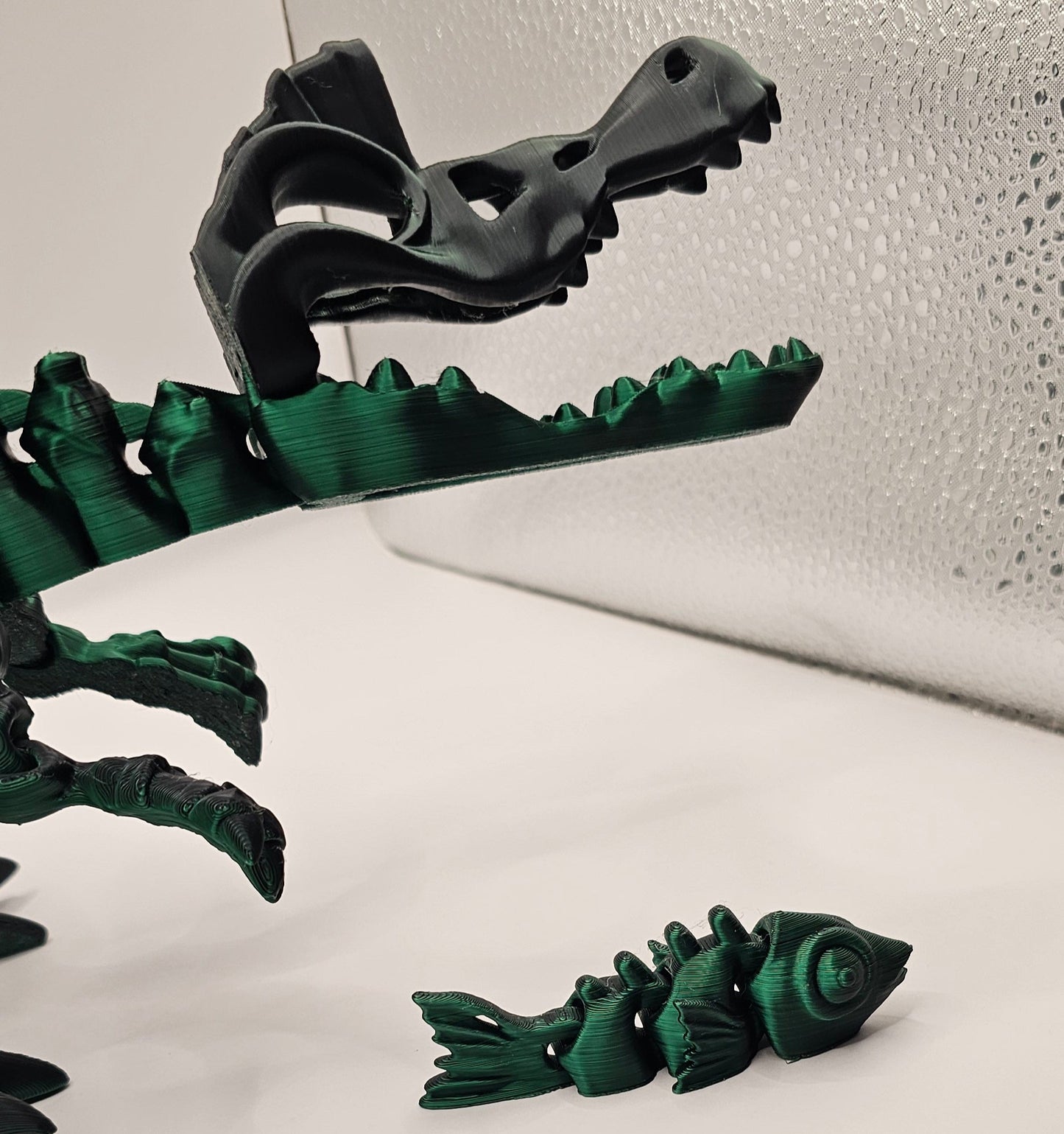 Spinosaurus with Fish - Medium