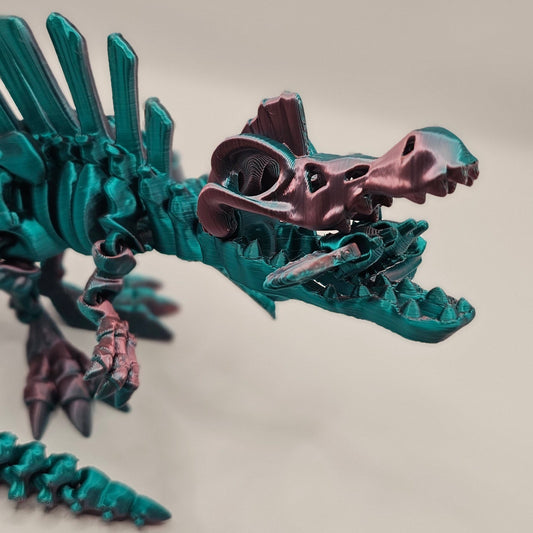 Spinosaurus with Fish - Small